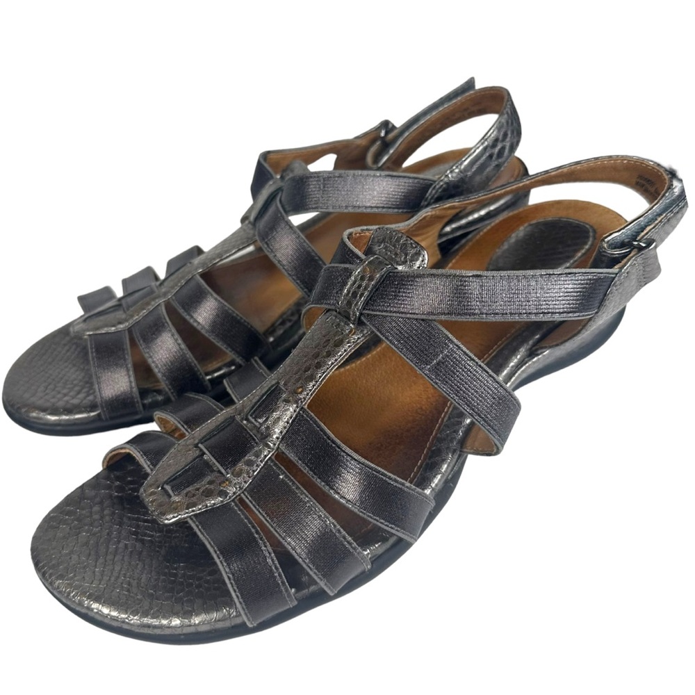 Women's Black Strappy Sandals